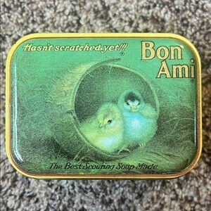 Vintage Collectible Advertising Tin for Bon Ami Scouring Soap